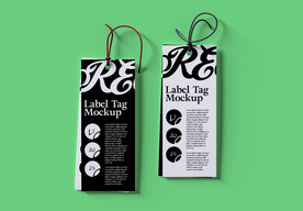 潮流服装衣服吊牌标签样机