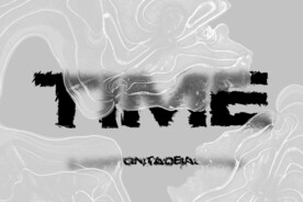 高端抽象冰封冰冻艺术字效样机