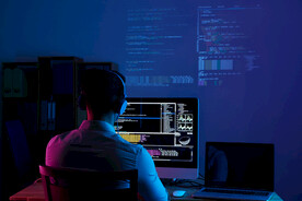 信息科技金融数据海报