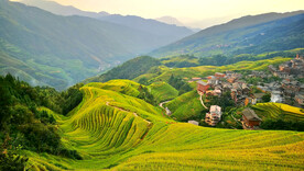 龙胜龙脊梯田风光