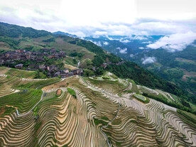 龙胜龙脊梯田风光