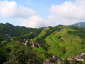 龙胜龙脊梯田风光