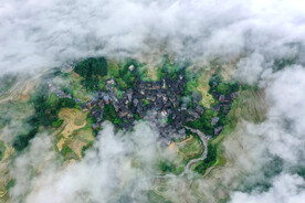 龙胜龙脊梯田风光