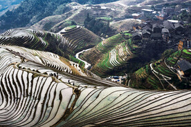 龙胜龙脊梯田风光