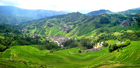 龙胜龙脊梯田风光