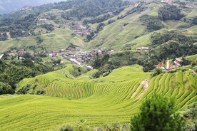 龙胜龙脊梯田风光龙胜龙脊梯田风