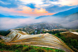 龙胜龙脊梯田风光
