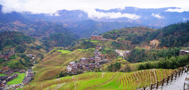 龙胜龙脊梯田风光