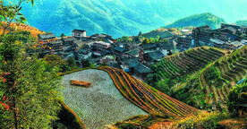 龙胜龙脊梯田风光龙胜龙脊梯田风