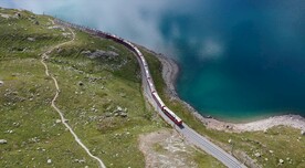 环湖火车4k视频