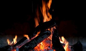 木炭燃烧视频