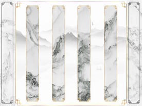 背景墙水墨装饰画