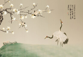 背景墙水墨装饰画