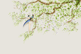 背景墙水墨装饰画