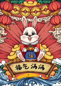 福气满满海报