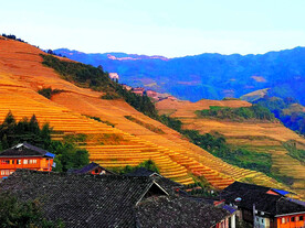 龙胜龙脊梯田风光