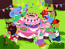 小动物森林庆生