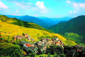 龙胜龙脊梯田风光