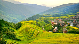 龙胜龙脊梯田风光