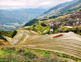 龙胜龙脊梯田风光