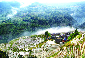 从江加榜梯田风光