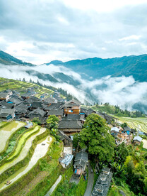 从江加榜梯田风光