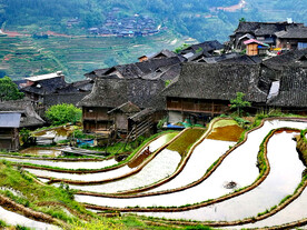 从江加榜梯田风光
