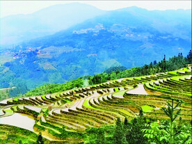 从江加榜梯田风光