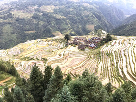 从江加榜梯田风光