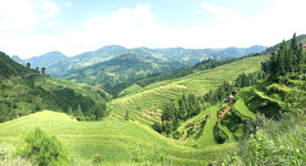 从江加榜梯田风光