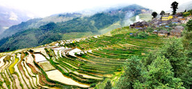 从江加榜梯田风光