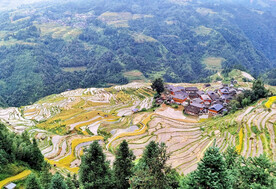 从江加榜梯田风光