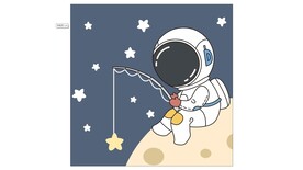 宇航员抱枕矢量