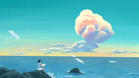 小清新简约创意海报