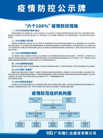 疫情防控公示