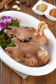 红烧羊头 白灼羊头