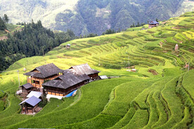 从江加榜梯田风光