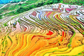 从江加榜梯田风光