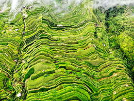 从江加榜梯田风光