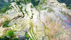 从江加榜梯田风光