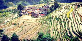 从江加榜梯田风光