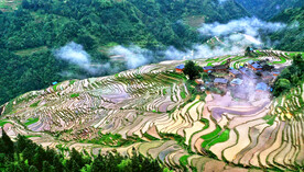 从江加榜梯田风光