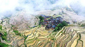 从江加榜梯田风光