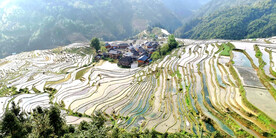 从江加榜梯田风光