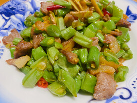 四季豆炒肉