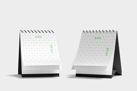 桌面台历样机模板