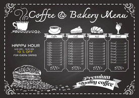 咖啡菜单