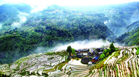 从江加榜梯田风光