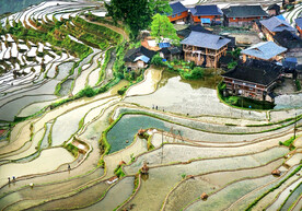 从江加榜梯田风光