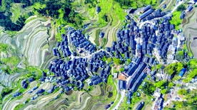 从江加榜梯田风光